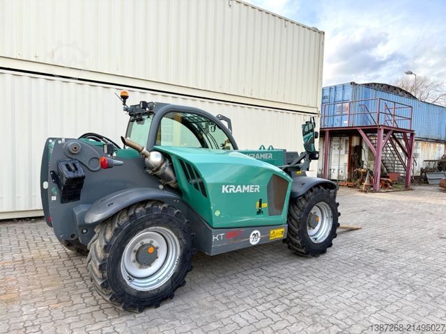 Teleskooplaadur KRAMER KT357 / 1.767 H / 100 KW / Schaufel + Gabel