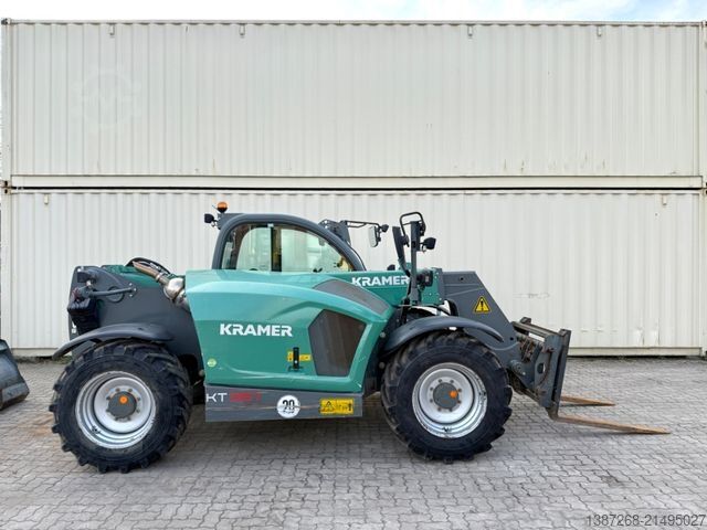 Teleskooplaadur KRAMER KT357 / 1.767 H / 100 KW / Schaufel + Gabel