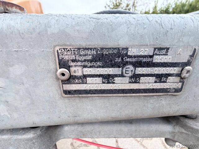 Prikolica za prevoz konj  ANKA  3 Pferd3,5t  Pferdeanh. Wohn. Dusche