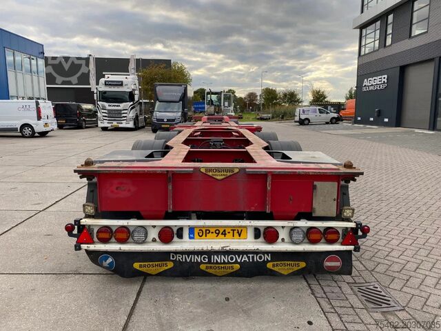 Transportul de containere Broshuis 2 Connect 5 AKCC / 5 Axles / 3x Steering / 3x L...