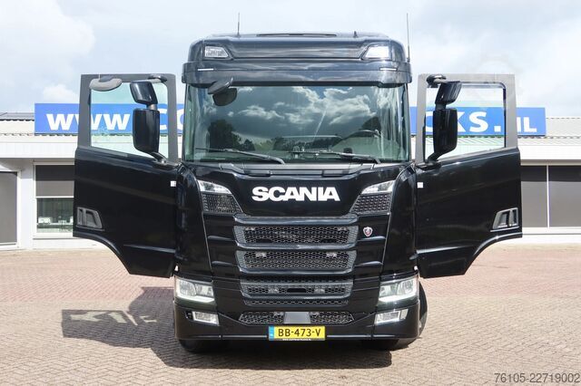 車両運搬バン Scania R500 Oprijvrachtwagen 6x2 Black_Line Stuur_Lift_AS