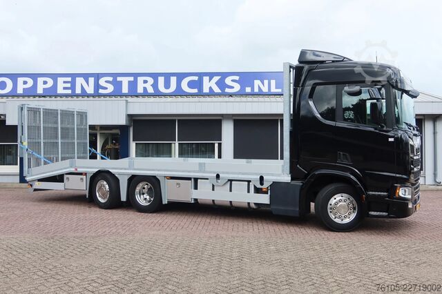 車両運搬バン Scania R500 Oprijvrachtwagen 6x2 Black_Line Stuur_Lift_AS