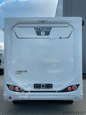 Puoliksi integroitu matkailuauto ETRUSCO 5900 FB T | Hubbett + Complete Selection FIAT