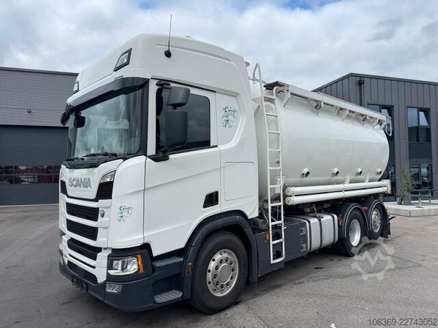 Vacuum tank truck SCANIA R500 NGS CR20H 6x2 26 m3 Silo