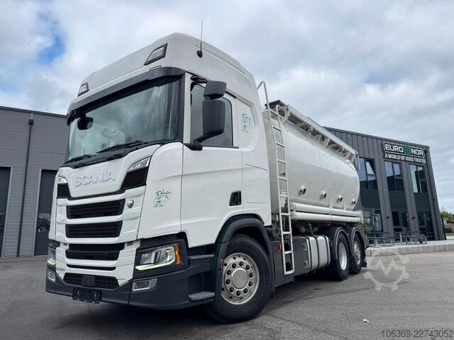 Vacuum tank truck SCANIA R500 NGS CR20H 6x2 26 m3 Silo
