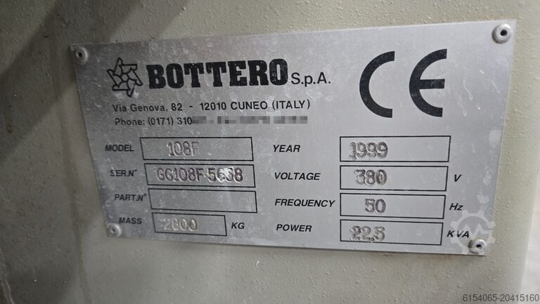 Mašina za brušenje stakla Bottero 108F