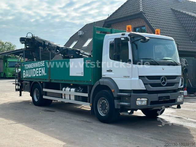 Kamion me platformë MERCEDES-BENZ Axor 1929 4x2 Pritsche + HIAB Ladekran