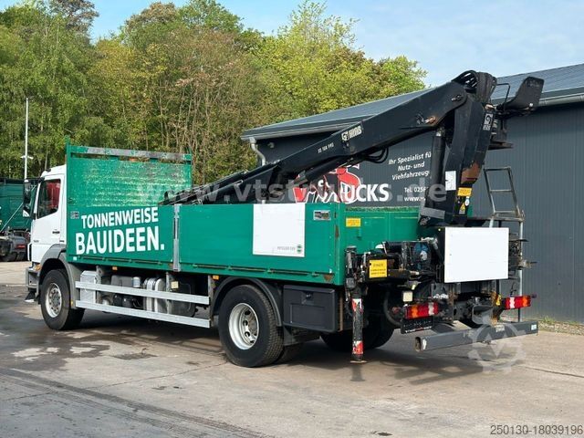 Kamion me platformë MERCEDES-BENZ Axor 1929 4x2 Pritsche + HIAB Ladekran