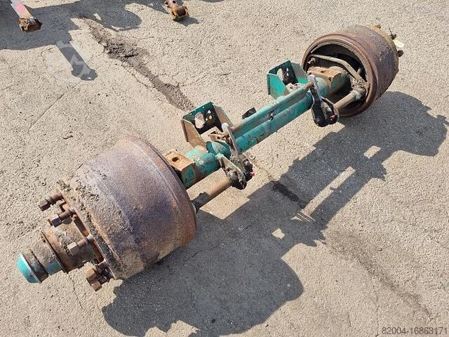 Ос ROR trailer axle | double tires | drum brakes