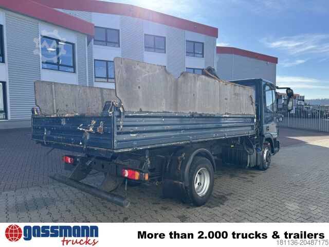 Transporter mit Kipper Iveco EuroCargo ML80E19 4x2 mit Kran Hiab XS055B-2