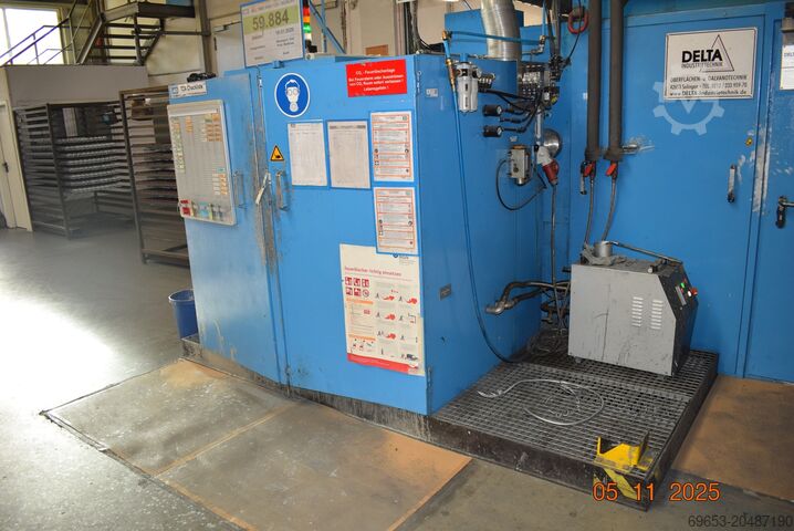 Tauziehanlage mit Lack- Trockner Delta Tauziehanlage mit Lack- Trockner