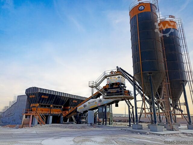 Sabit beton karıştırma tesisi FABO Stationary Concrete Batching Plant 180 m3/h Stationary Concrete Batching Pl