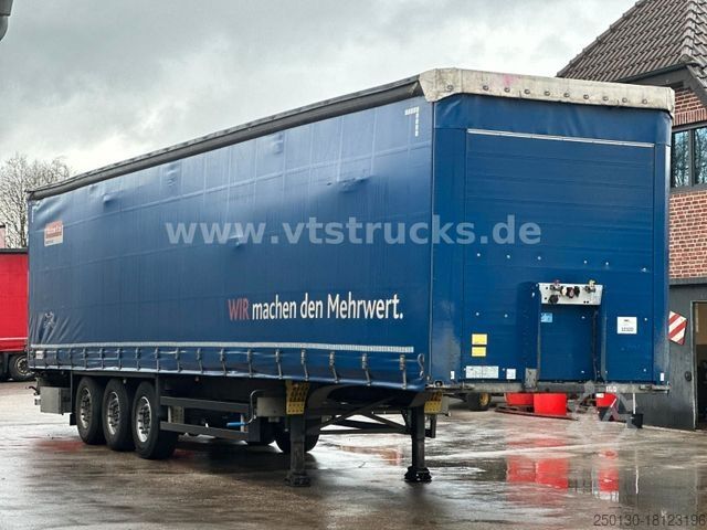 Åben sættevogn med presenning SCHMITZ CARGOBULL SCB S3T Pritsche + Plane Edscha-Verdeck,Rungen
