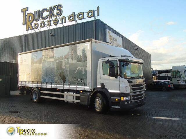 Liukuva pressu Scania P 370 + LIFT + EURO 6 + 19T