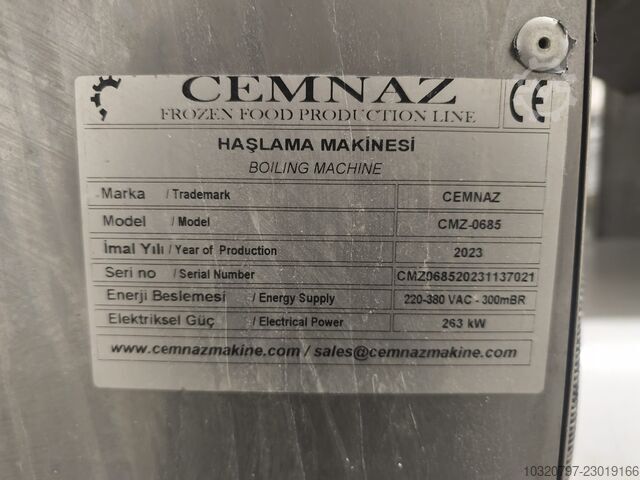 Ligne de transformation de pommes de terre surgelées et de produits alimentaires CEMNAZ MAKİNA 
