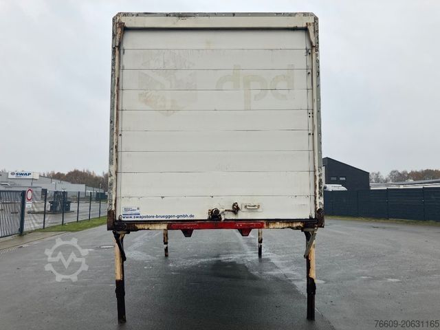 Rimorchio porta-cassa KRONE Wechselbrücke Koffer