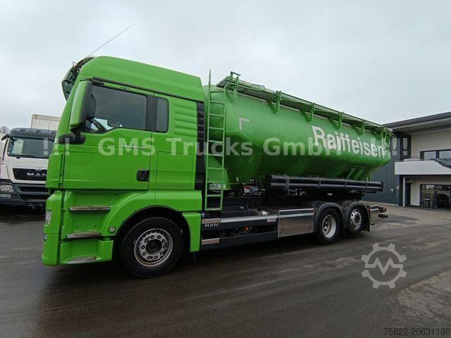 Вакуумен цистерна камион MAN TGX 26.500 / Auto+Ret / Silo 30 Kubik
