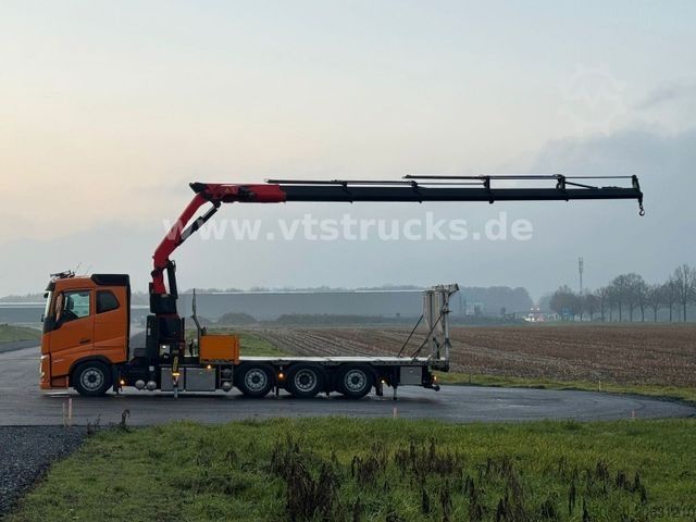Żuraw samochodowy VOLVO FH 510 8x2 Palfinger Lift+Lenk Voll LUFT