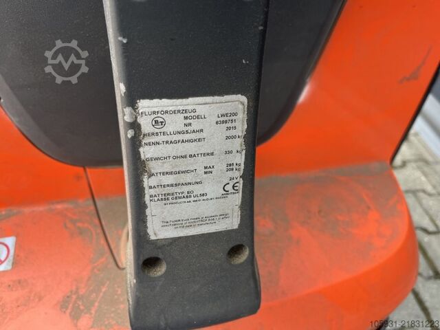Manuel transpalet BT LWE200