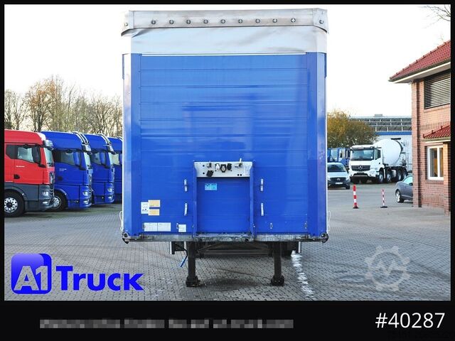 กึ่งพ่วงเปิดพร้อมผ้าใบคลุม SCHMITZ S01, Code XL, verzinkt, neue Plane, Liftachse, 343.046km