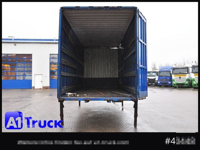 ตัวถังเปลี่ยนได้พร้อมกระบะพื้นเรียบและผ้าใบคลุม KRONE Wechselbrücke Jumbo BDF 7,82