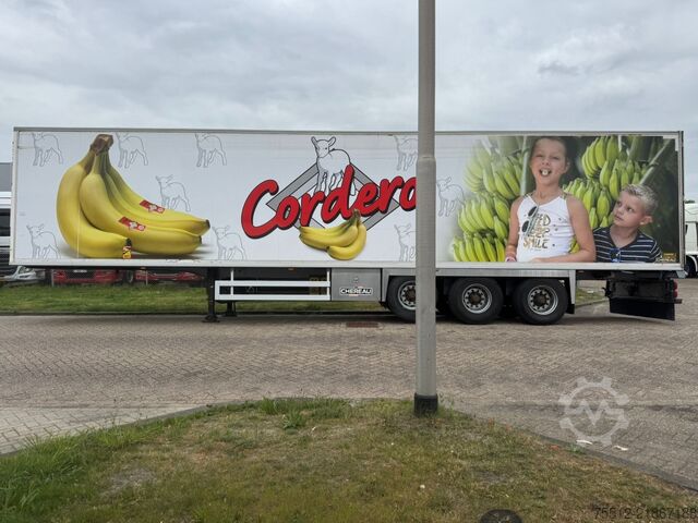 Hladnjača i zamrznuti transport Chereau 3-Asser / Carrier 1300 / Lift Axle / BPM / Belg...