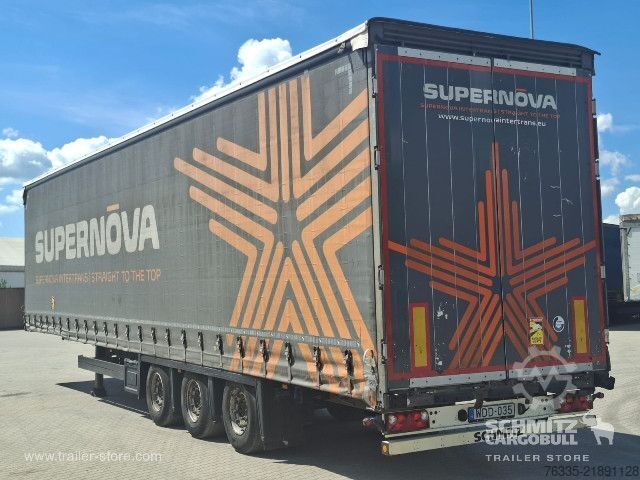 Отворено полуремарке с брезент Schmitz Cargobull Curtainsider Mega