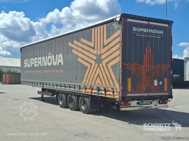 Отворено полуремарке с брезент Schmitz Cargobull Curtainsider Mega