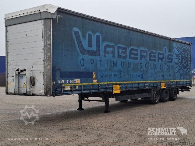 Отворено полуремарке с брезент Schmitz Cargobull Curtainsider Mega