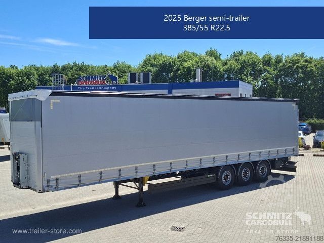 Отворено полуремарке с брезент Berger Curtainsider Standard