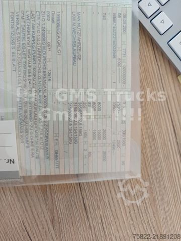 Тристранен самосвал MAN FE 460 / 6X4 / Wechsel Kipper BORDMATIK + SZM