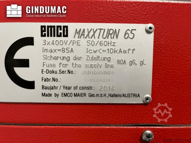 Horizontal-Drehmaschine EMCO MaxxTurn 65 SMY