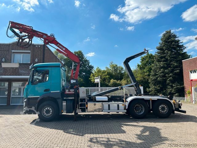 Abrollkipper MERCEDES-BENZ 2543 Meiller Abroller +MKG HLK76A2 Kran +Greifer