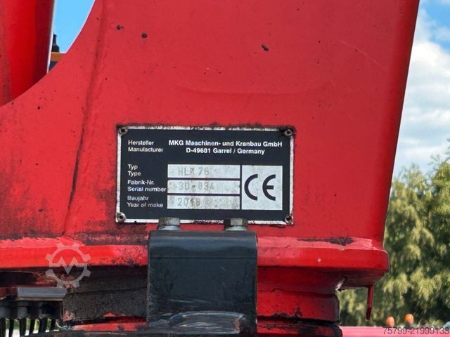 Abrollkipper MERCEDES-BENZ 2543 Meiller Abroller +MKG HLK76A2 Kran +Greifer