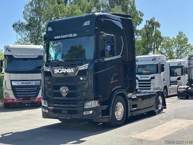 Standard tractor unit SCANIA S 500 Retarder 1200L Leder Alcoa Euro6d