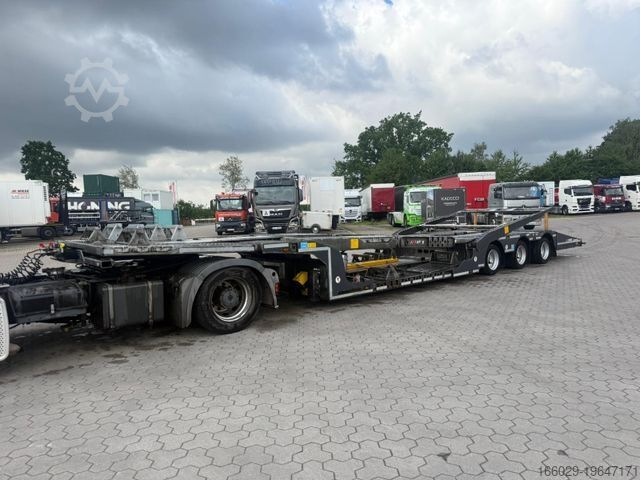 Auto met oplegger KÄSSBOHRER K.SOK Truck/Car Transporter, Novagrau