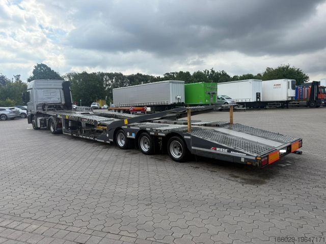 Auto met oplegger KÄSSBOHRER K.SOK Truck/Car Transporter, Novagrau