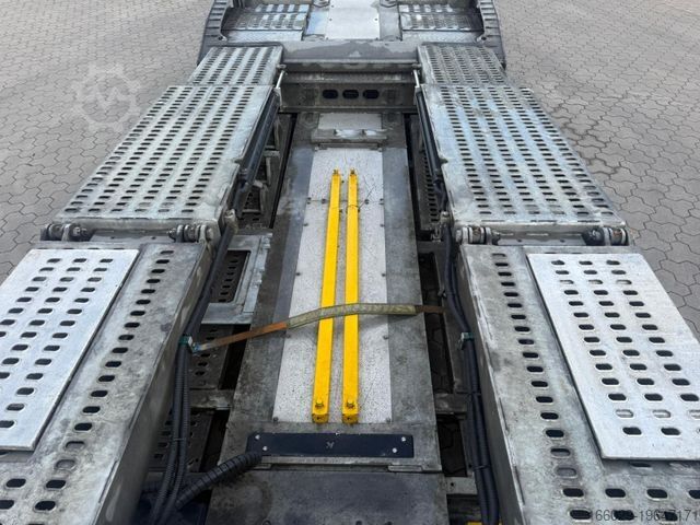 Auto met oplegger KÄSSBOHRER K.SOK Truck/Car Transporter, Novagrau