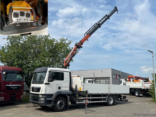 LKW mit Pritsche (offen) MAN TG-M 18.340 4x2  Pritsche Kran Atlas 135.2+Funk
