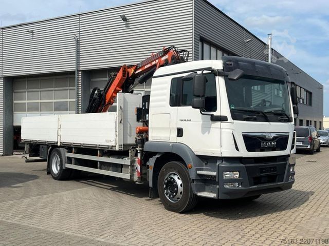 LKW mit Pritsche (offen) MAN TG-M 18.340 4x2  Pritsche Kran Atlas 135.2+Funk
