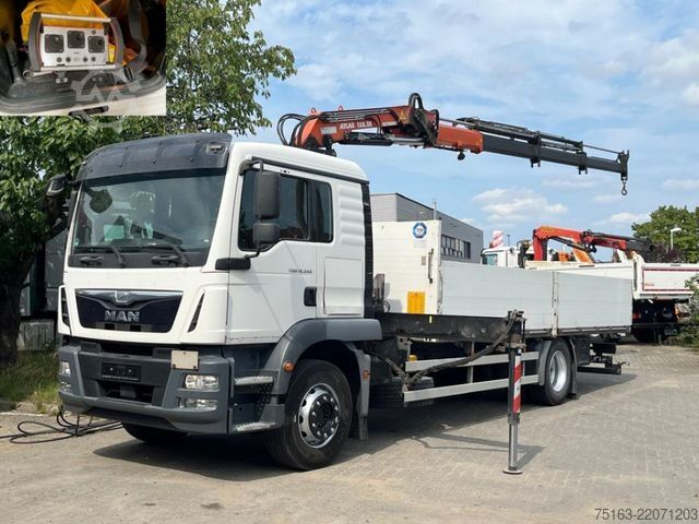Spezial-LKW MAN TG-M 18.340 4x2  Pritsche Kran Atlas 135.2+Funk