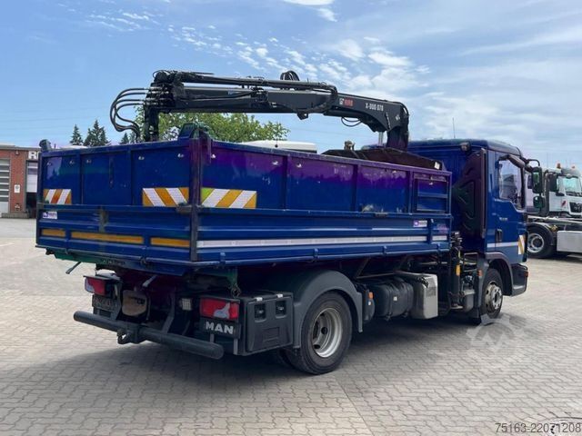 Furgão basculante MAN TG-L 8.190.4x2 BL 2-Achs Kipper Kran Hiab 078+Gr