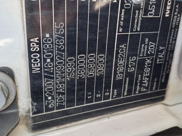 Xe tải thùng kín IVECO EUROCARGO ML160E28/P