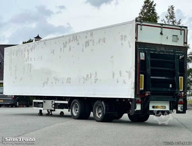 Box semitrailer  LAMBOO T03 ISOLATED BOX + HEATER STEERING AXLE L
