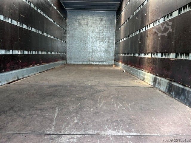 Remolque con caja móvil  BDF Koffer 7,45 m mit BRANDSCHADEN