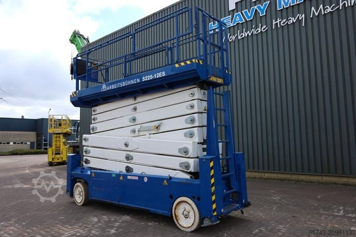 Ножичен асансьор PB Lifttechnik S225-12ES Electric, 22.5m Working Height, 450kg Ca