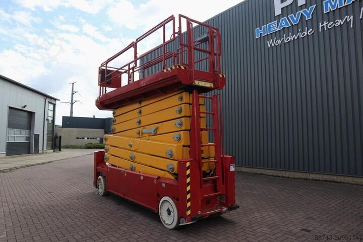 Ножичен асансьор PB Lifttechnik S225-12ES Electric, 4x2 Drive, 22.5m Working Heigh