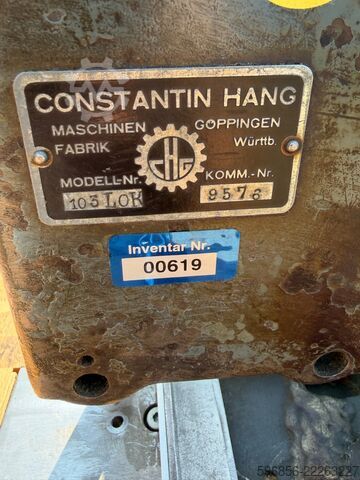 Punzonadora de pedal Constantin Hang 103 LOK con accionamiento eléctrico Wykrawarka nożna Constantin Hang 103 LOK z napędem elektrycznym Wykrawarka nożna Constantin Hang 103 LOK z napędem elektrycznym