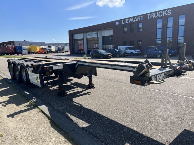 Transport de conteneurs D-Tec Flexitrailer Multichassis / Valx Alxes / Liftax...