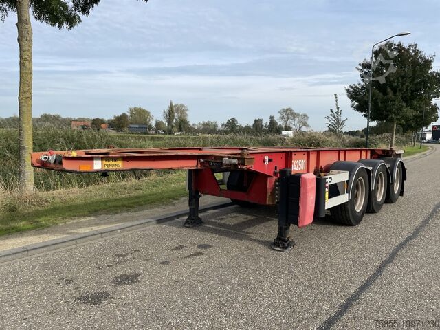 Transporte de contenedores Van Hool Tankcontainerchassis 20 FT Chassis / ADR / BPW ...